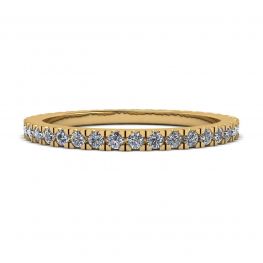Classic Petite Diamond Eternity Ring in 18K Yellow Gold
