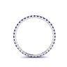 Riviera Pave Sapphire Eternity Ring White Gold, Image 2