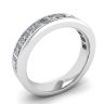 Eternity Princess Cut Diamond Ring White Gold, Image 4