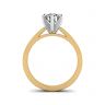 Mixed Gold Engagement ring with Diamond, Image 2