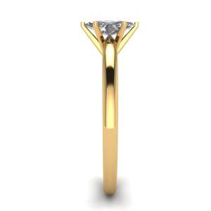 6-Prong Marquise Diamond Ring in 18K Yellow Gold - Photo 2