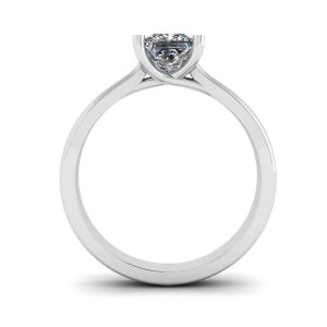Ring with Square Diamond - Photo 1