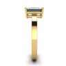 Rectangular Diamond Ring in 18K Yellow Gold, Image 3