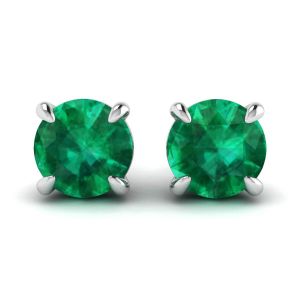 Classic Emerald Stud Earrings