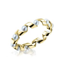 Sea Pearl Golden Ring - Ruban Collection Sea Pearl Golden Ring - Ruban Collection