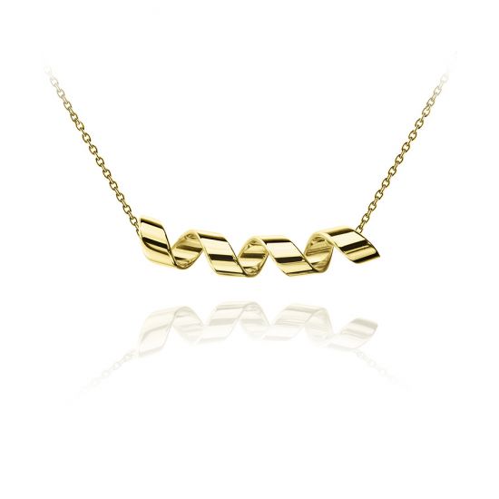 Smile Necklace in 18K Yellow Gold - Ruban Collection
